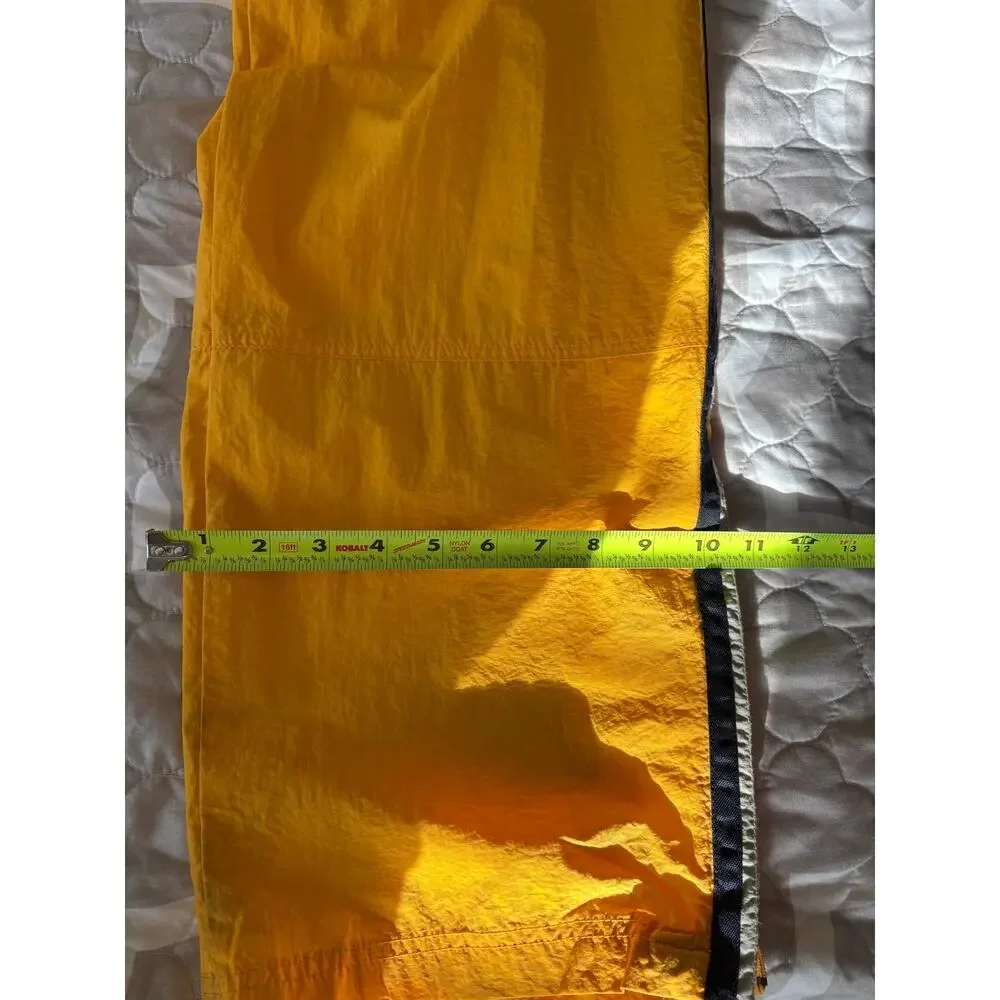 Abercrombie & Fitch Vintage 90's Yellow Track Wind Pants Medium